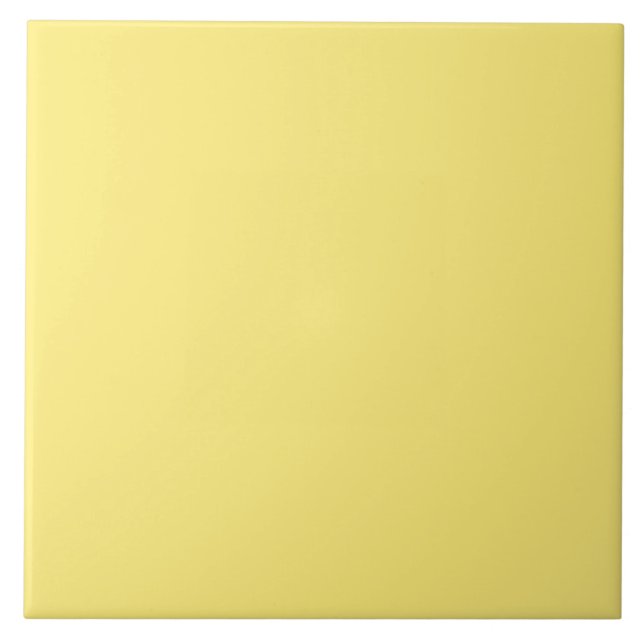 Lemon Gelbe Keramik Tile. Fliese (Vorderseite)