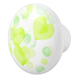 Lemon Gelbe Liebe Herz Keramikknauf