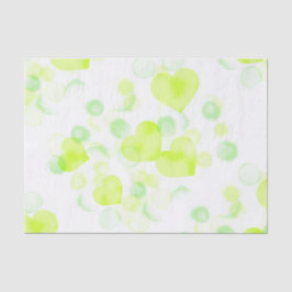 Lemon Gelbe Liebe Herz Seidenpapier