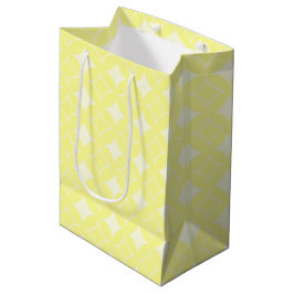 Lemon-gelbes Shippo-Muster Mittlere Geschenktüte
