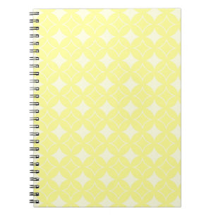 Lemon-gelbes Shippo-Muster Notizblock