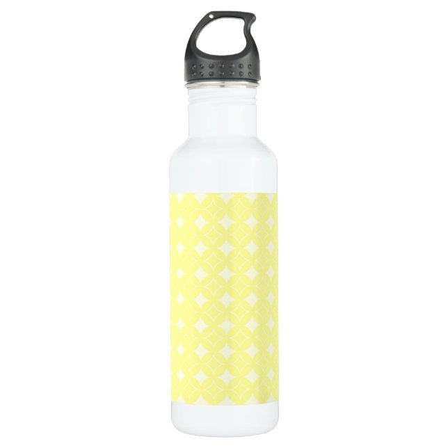 Lemon-gelbes Shippo-Muster Trinkflasche (Vorderseite)