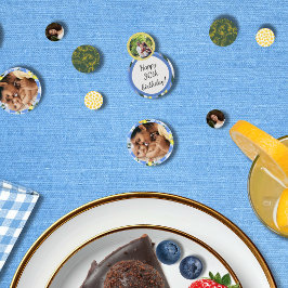 Lemon Gingham & Blue Summer Konfetti