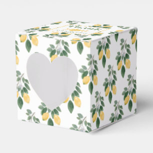 Lemon Girl Baby Shower Danke Geschenkschachtel