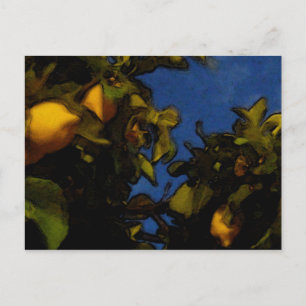 Lemon Glück Postkarte