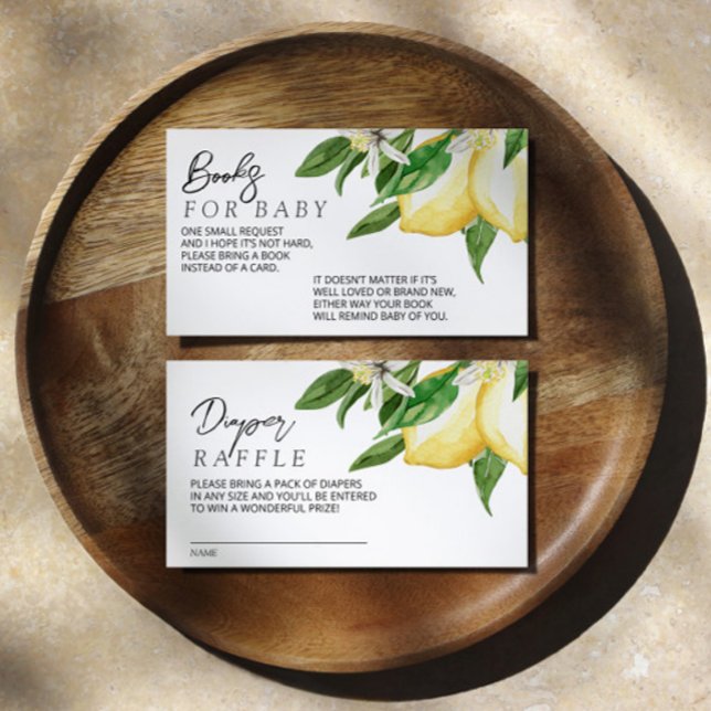 Lemon Green Book for Baby Enclosure Card Begleitkarte (Von Creator hochgeladen)