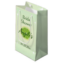 Lemon Green Brautparty Geschenktasche