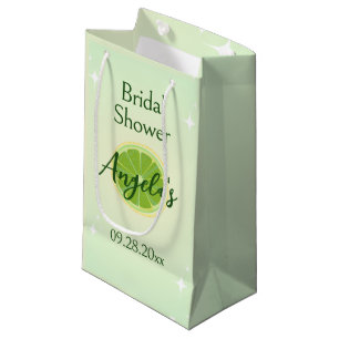 Lemon Green Brautparty Geschenktasche Kleine Geschenktüte