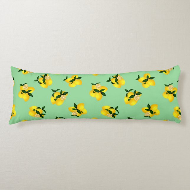 Lemon Green Seitenschläferkissen (Vorderseite)