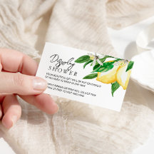 Lemon Greenerity Display Shower Enclosure Card