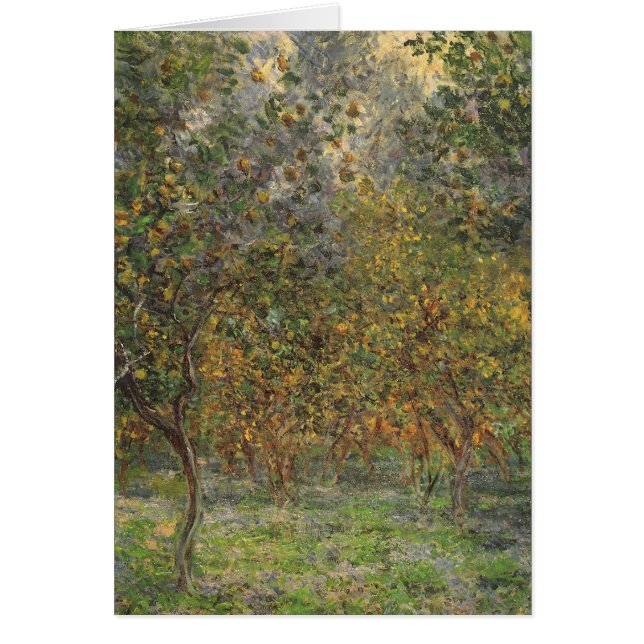 Lemon Grove in Bordighera von Claude Monet (Vorne)