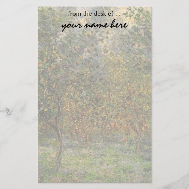 Lemon Grove in Bordighera von Claude Monet Briefpapier (Vorderseite)