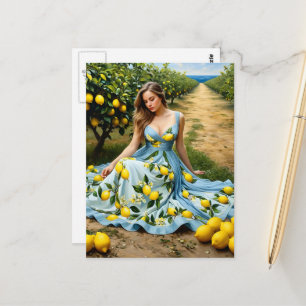 Lemon Grove Lady Postkarte