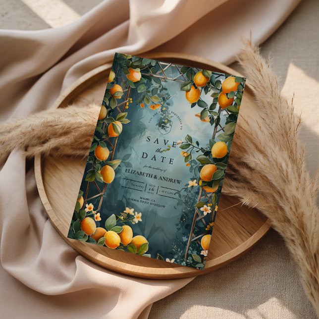 Lemon Grove Romance Wedding Save The Date (Von Creator hochgeladen)