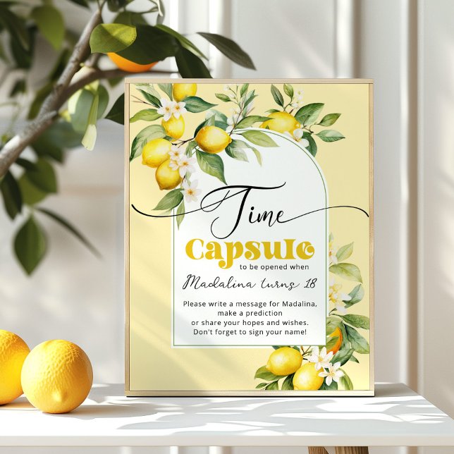 Lemon Hauptpresse Geburtstagskapsel Poster (Von Creator hochgeladen)