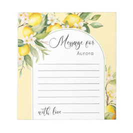 Lemon Hauptpresse Geburtstagszeitkapsel Notizblock