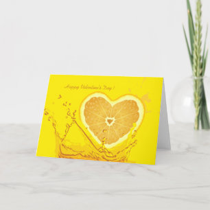Lemon Heart Velentine's Day Grußkarte Feiertagskarte
