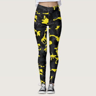 Lemon Highlights Camouflage Leggings