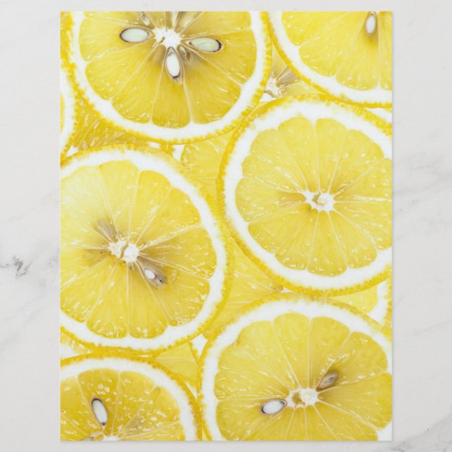 Lemon Hintergrund Flyer (Vorne)