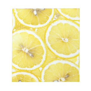 Lemon Hintergrund Notizblock