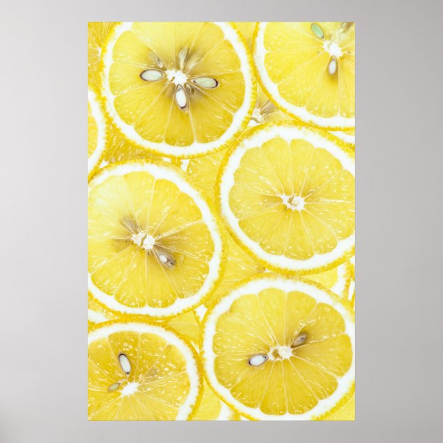 Lemon Hintergrund Poster (Vorne)