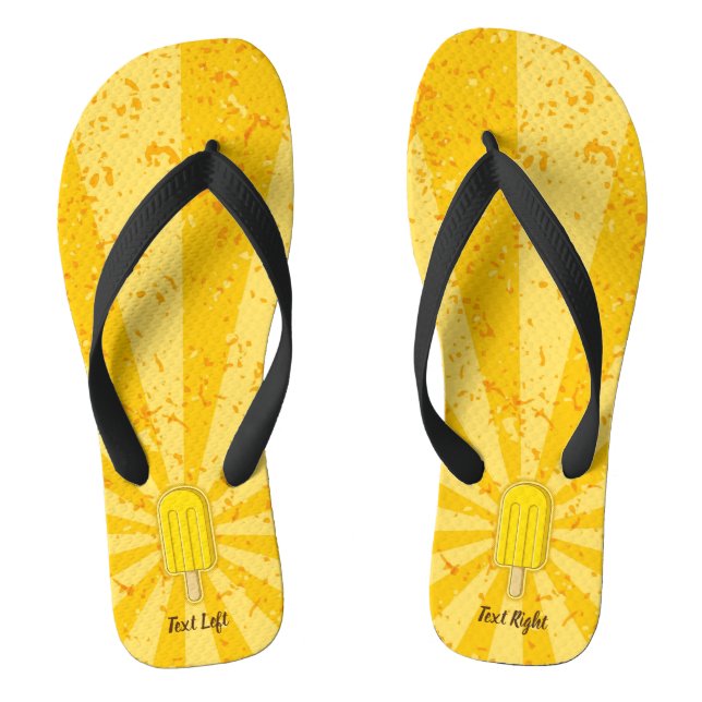 Lemon Ice Cream Stick Flip Flops (Fußbett)