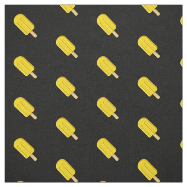 Lemon Ice Cream Stick Muster Stoff (Muster)