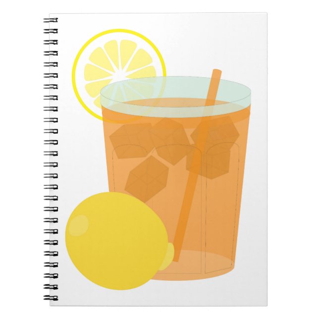 Lemon Iced Tea Notizblock (Vorderseite)