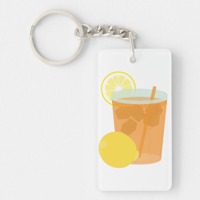 Lemon Iced Tea Schlüsselanhänger (Vorderseite)
