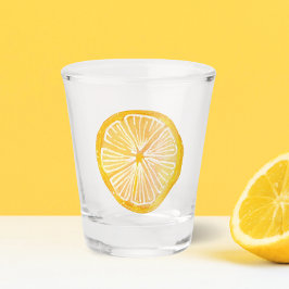 Lemon Illustriert Schnapsglas