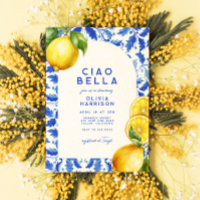 Lemon Italian Amalfi Blue Tile Brautparty