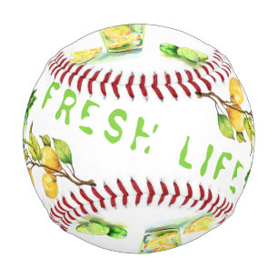 Lemon Juice Cool Drink Baseball