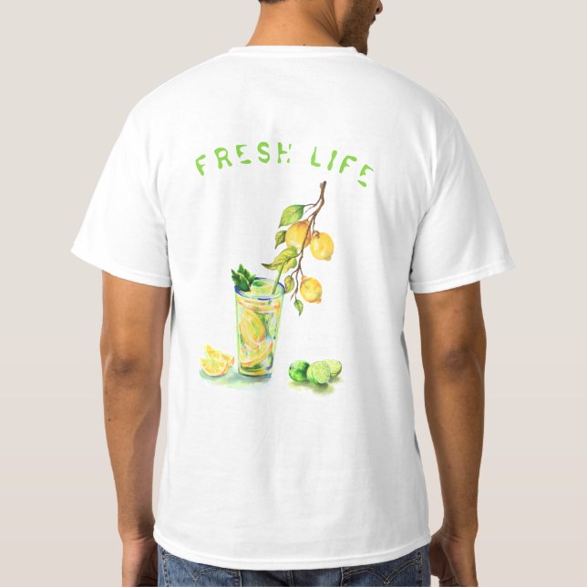 Lemon Juice Cool Drink Limonade Party T - Shirt (Rückseite)