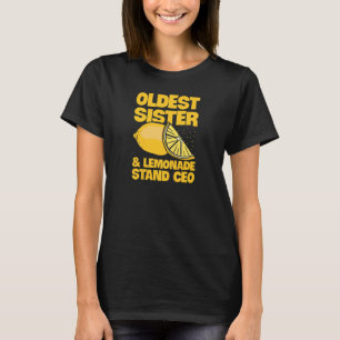 Lemon Juice für Ihre Lemonade Stand Boss Schwester T-Shirt