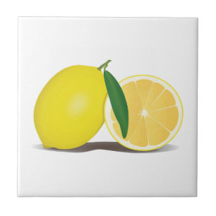 Lemon Kitchen Decor Fliese