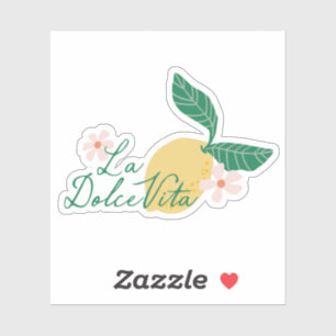 Lemon La Dolce Vita Aufkleber