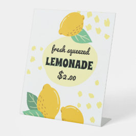 Lemon Lemonade Stand Custom Sockelschild