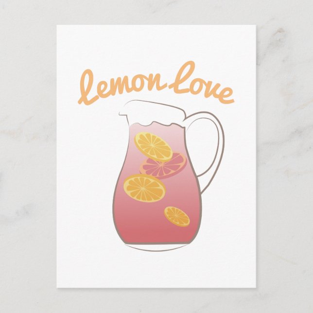 Lemon Liebe Postkarte (Vorderseite)