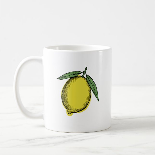 Lemon Liebhaber Kaffeetasse (Links)