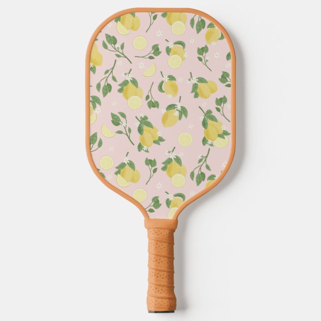 Lemon Light Pink Pickleball Paddle (Vorderseite)