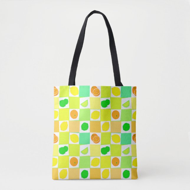 Lemon, Lime and Orange Citrus Fruit Slices Pattern (Vorderseite)