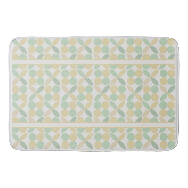 Lemon/Limon Citrus Retro Badematte (Vorderseite)