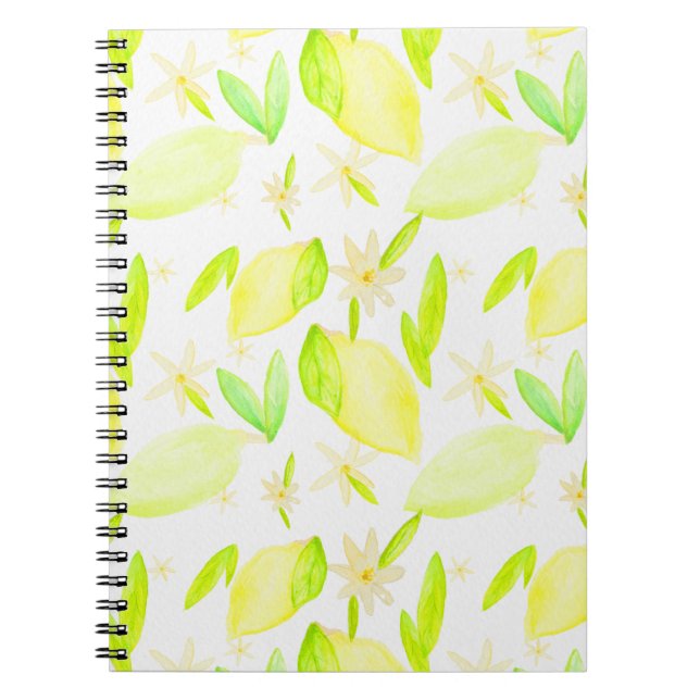 Lemon Limon Lovely Notebook Notizblock (Vorderseite)