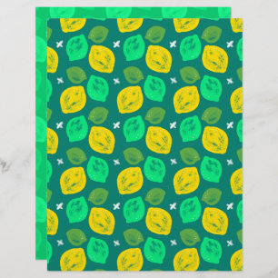 Lemon Limon Scrapbook Paper