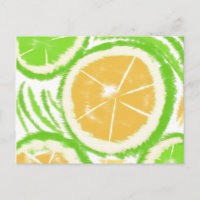 Lemon Limon Slice Abstrakte Gefärbte Krawatte