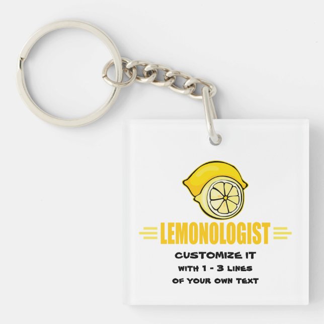 Lemon Lover Schlüsselanhänger (Vorderseite)