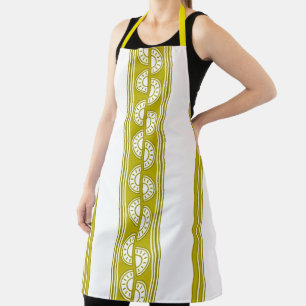 Lemon Luxury Jacquard Stripes Schürze