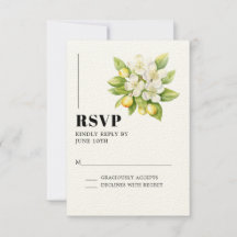 Lemon & Magnolia Floral Citrus Wedding