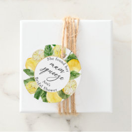 Lemon Main Squeeze Brautparty Classic Geschenkanhänger
