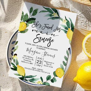 Lemon Main Squeeze Bridal Dusche Einladung
